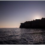 Silhouette of Dubrovnik coastline