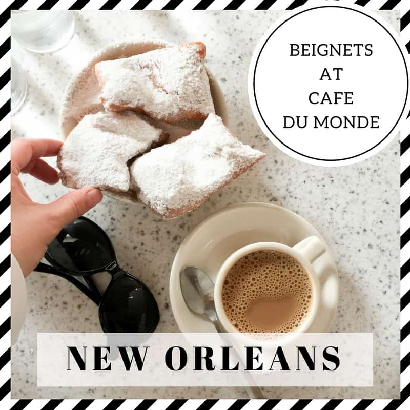 Пончики в Cafe du Monde Новый Орлеан