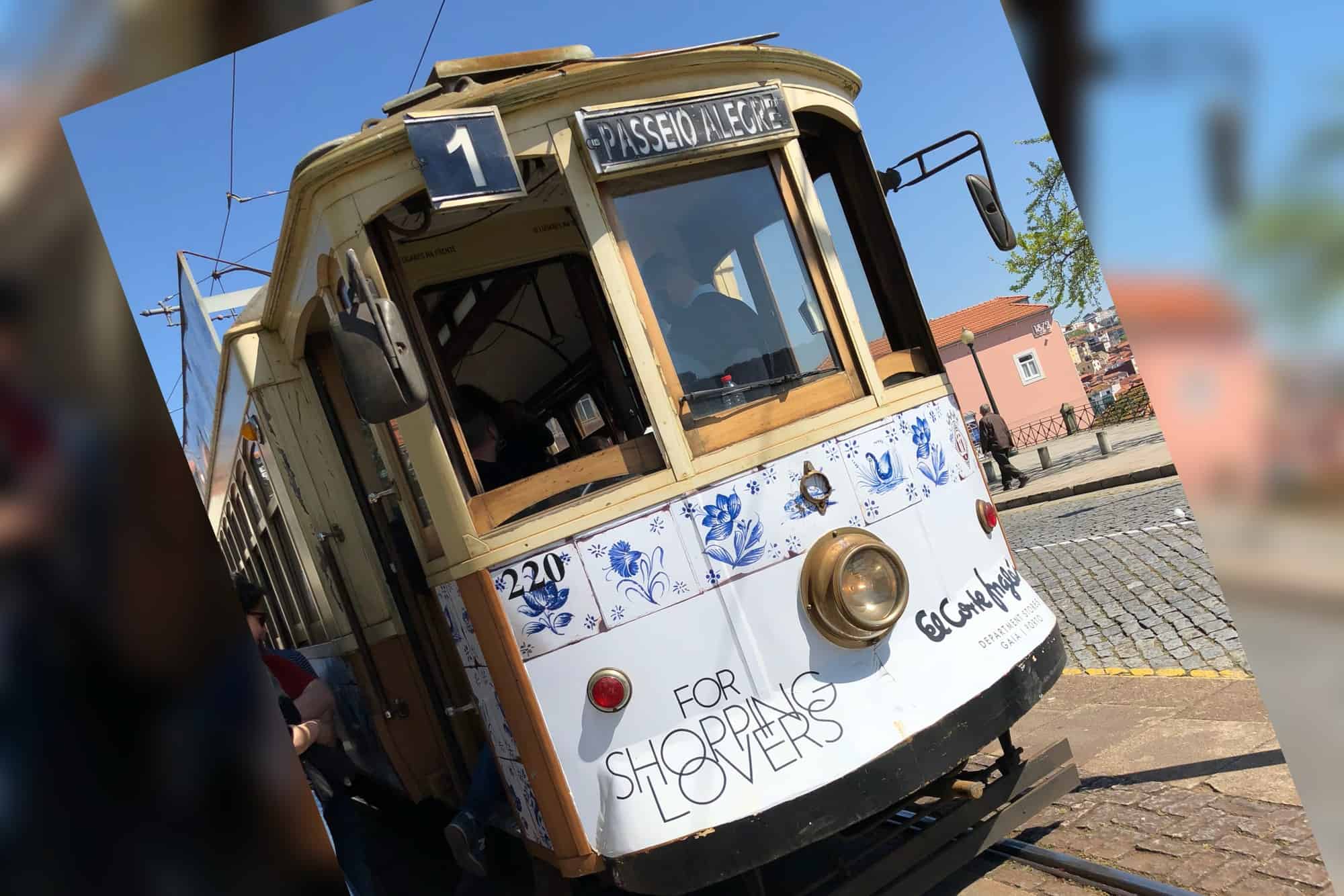 Portugal - Beautiful tram in Porto