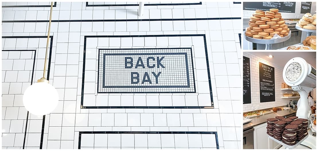 Baked goods in Back Bay Boston, USA