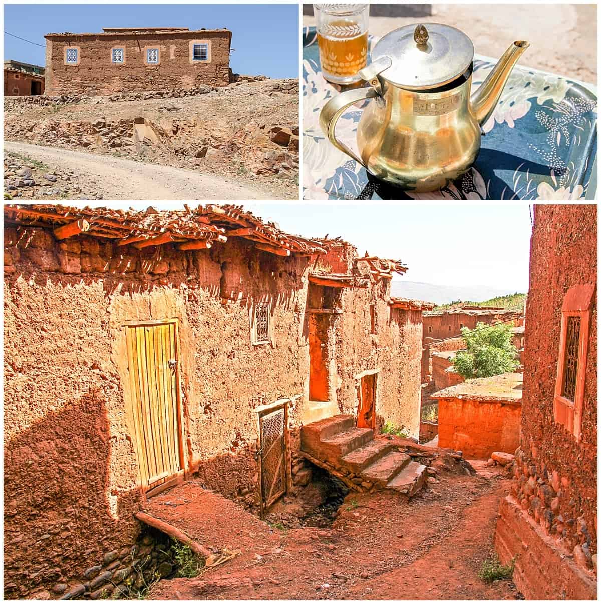 Morocco - Toubkal National Park - Ouirgane Village - Berber Village street scenes