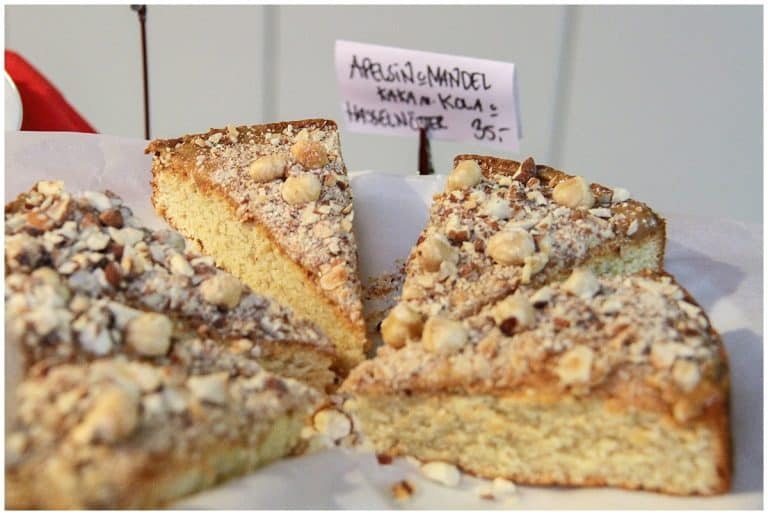 Fika coffee hazelnut cake - part of the tradition of fika