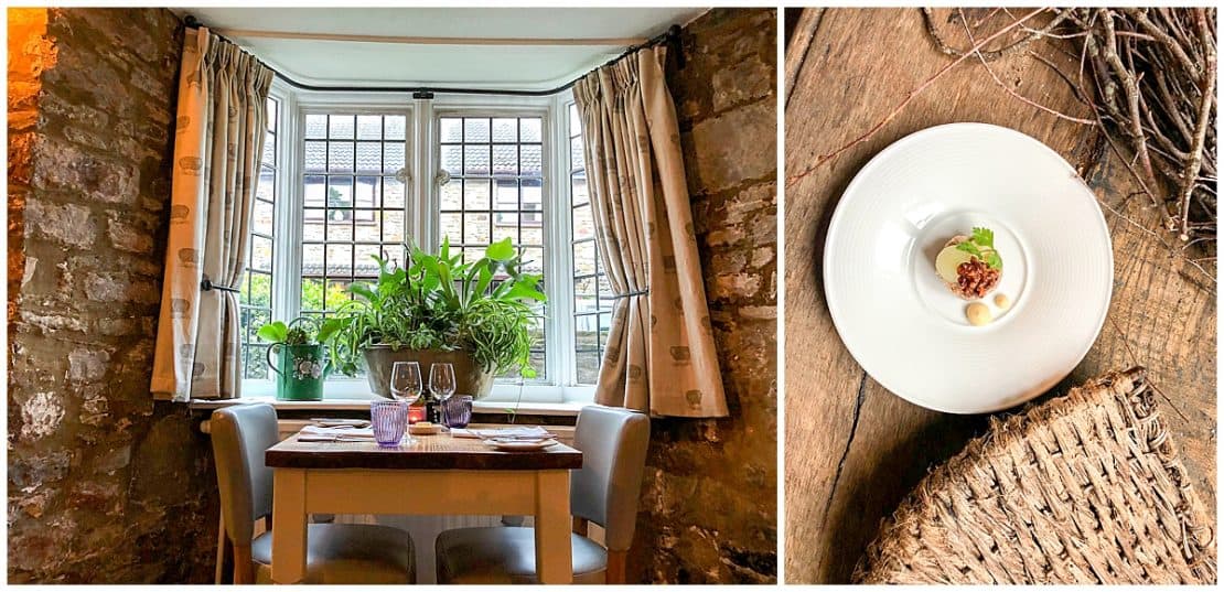 Dining room at Tudor Farmhouse Forest of Dean