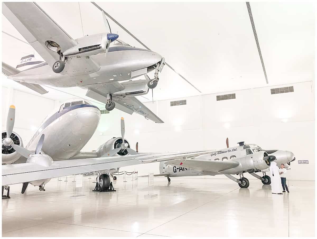 Inside Al Mahatta Museum Aeroplanes in Sharjah