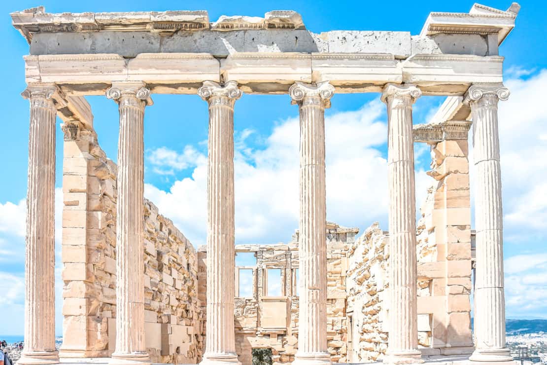 Greece - Athens - Acropolis - Columns