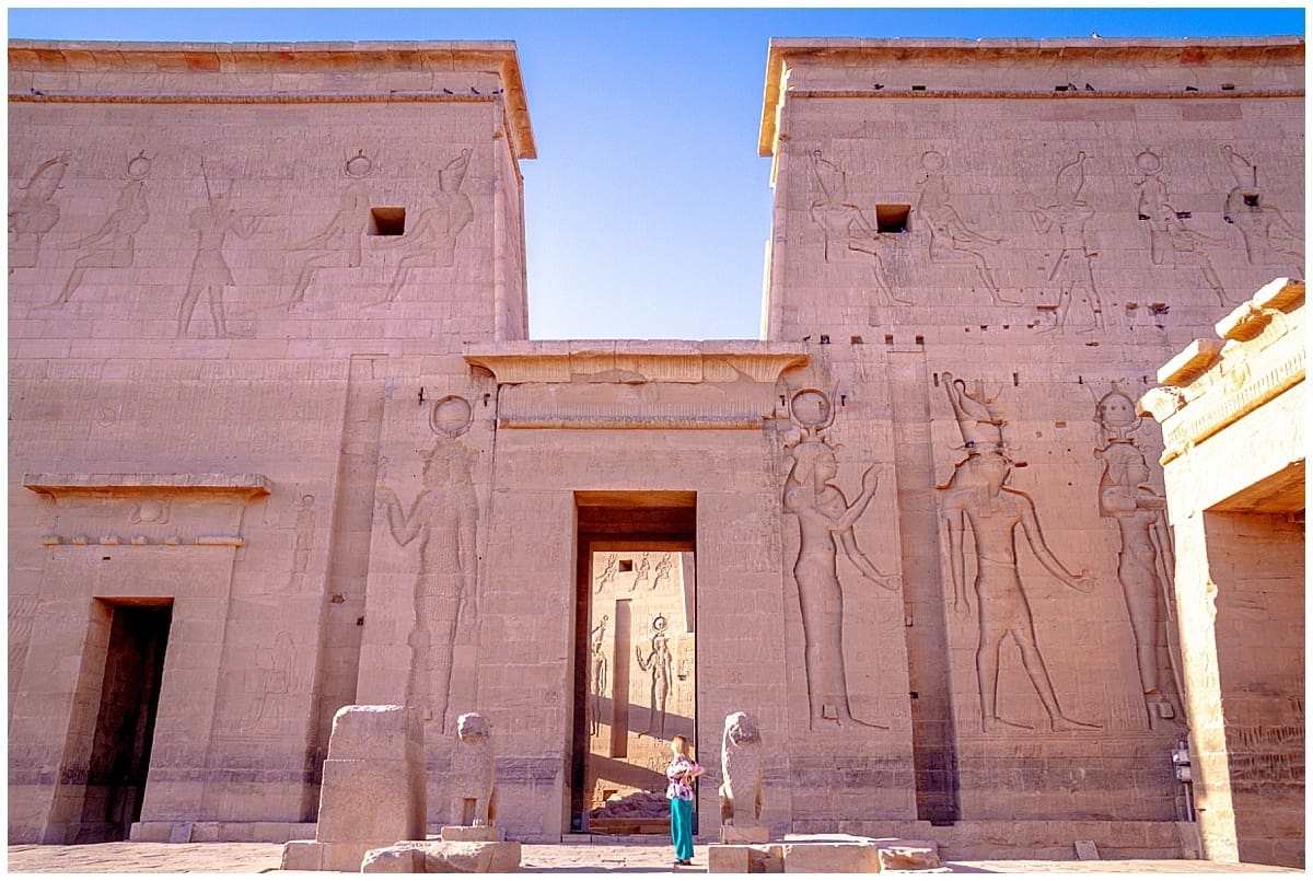 Abigail King in Egypt as one of the best places to visit in Africa on an African bucket list