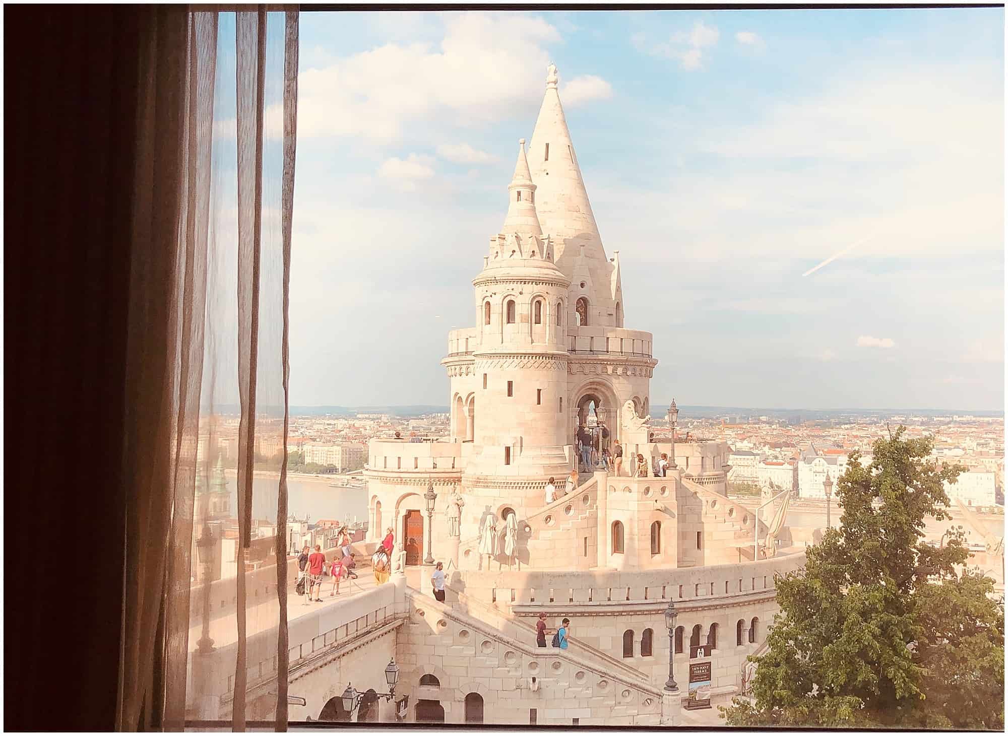 Beautiful view from the Hilton Budapest