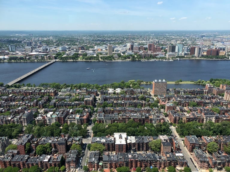 Boston city skyline