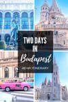 Budapest things to do in two days pin image