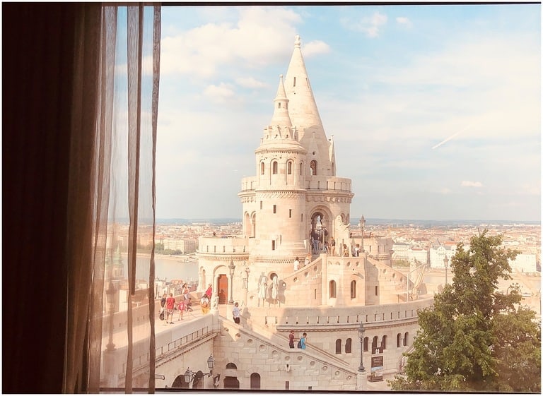 View from Hilton Budapest Fishermen's Bastion