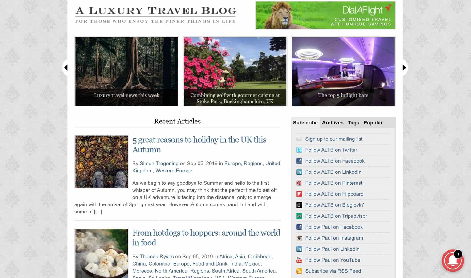 A Luxury Travel Blog