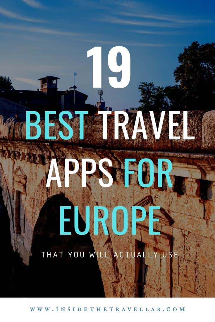 The Best Travel Apps for Europe - What Your Smartphone Wants for 2020