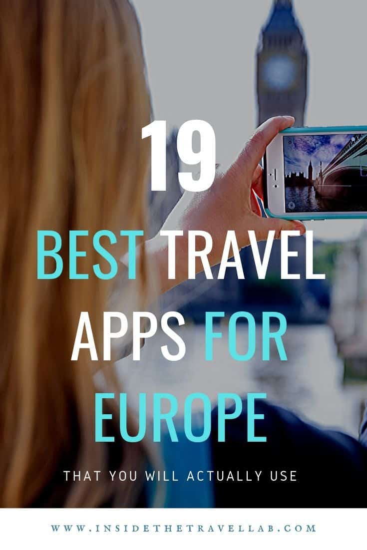 Smartphone apps for Travellers to Europe