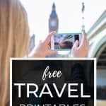 Free travel printables to download today on your smartphone