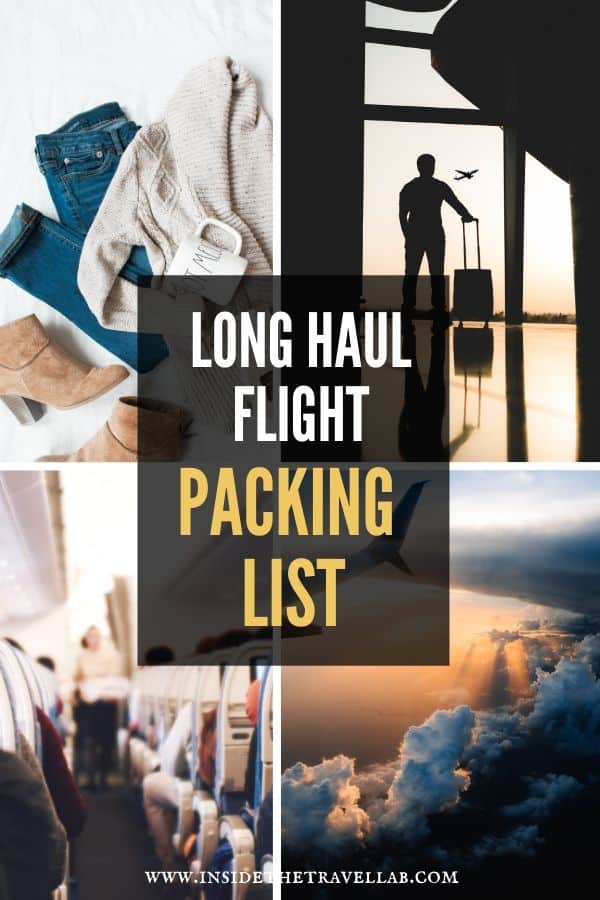 Long Haul Flight Essentials Packing List for Carry On