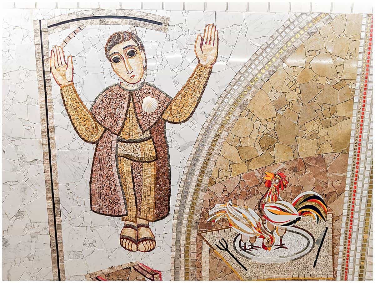 Mosaic in Santo Domingo La Rioja Spain