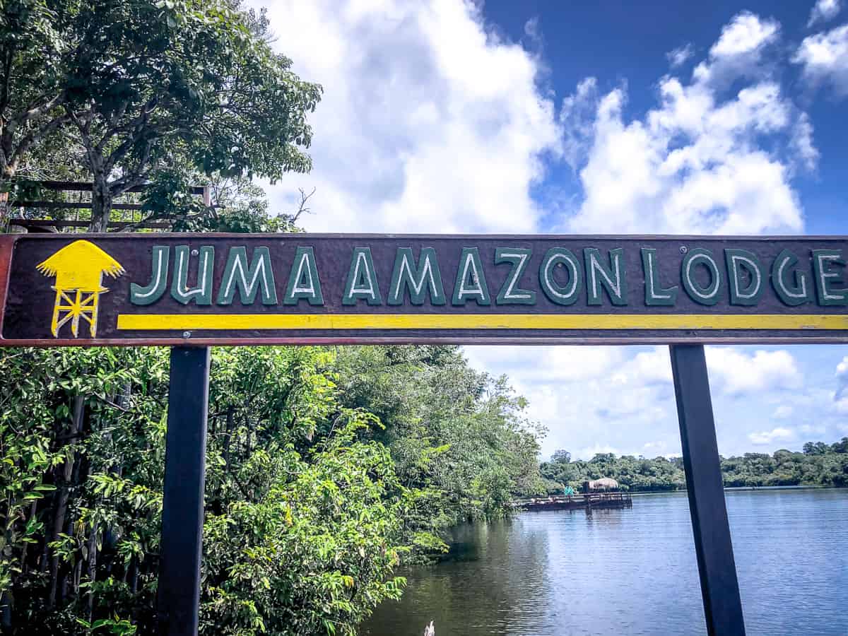 Brazil - Amazonas - Juma Lodge - Signpost