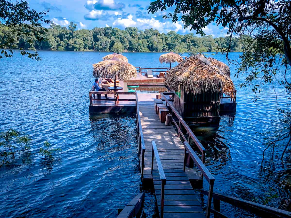 Brazil - Amazonas - Juma Lodge - Swimming pool view