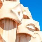 Spain - Barcelona-Gaudi Casa Mila Sky Scultupres