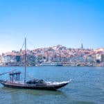 Portugal - Porto - Unusual things to do in the city -Rabelo boat with Ribeira in the background