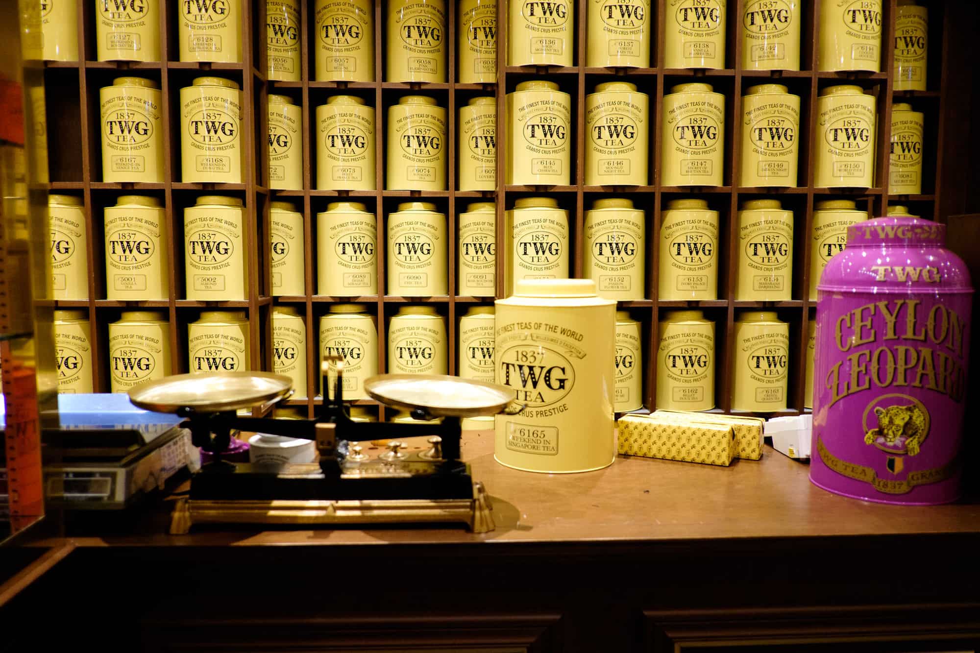 TWG Tea - a great food souvenir from Singapore