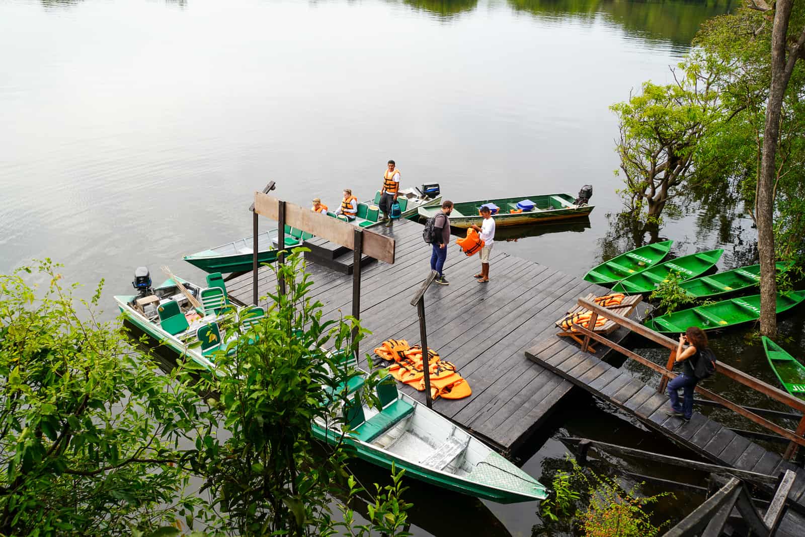 Brazil - Amazon - Juma Lodge Boat Dock