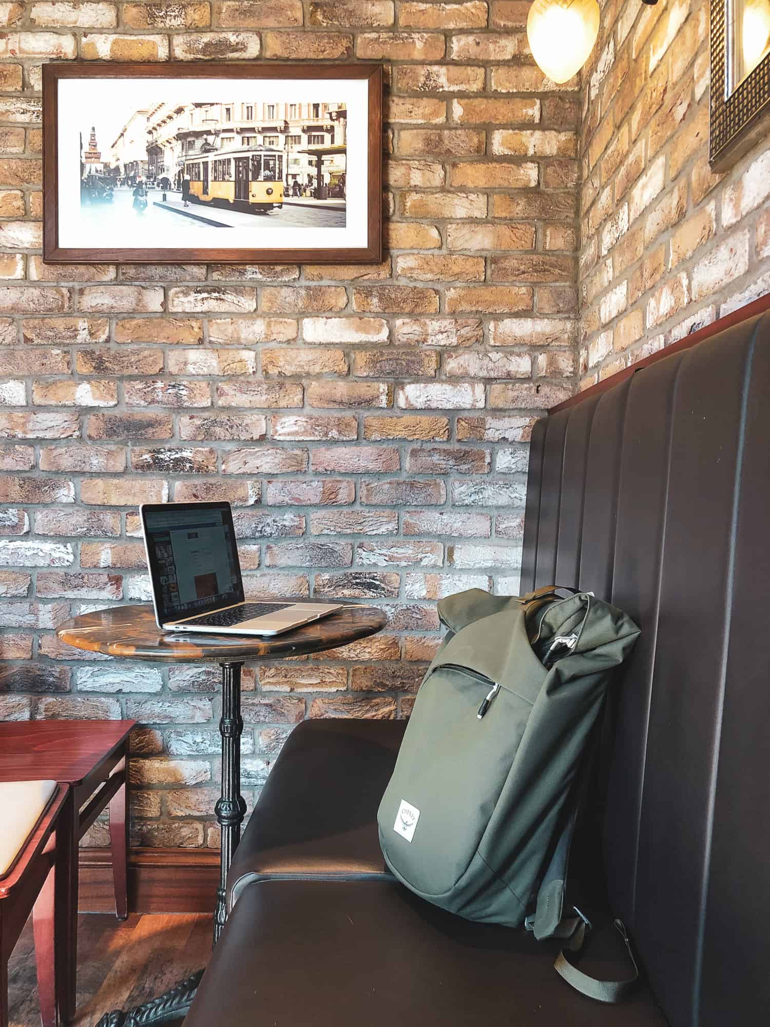 Arcane Osprey Tote Bag in Cafe