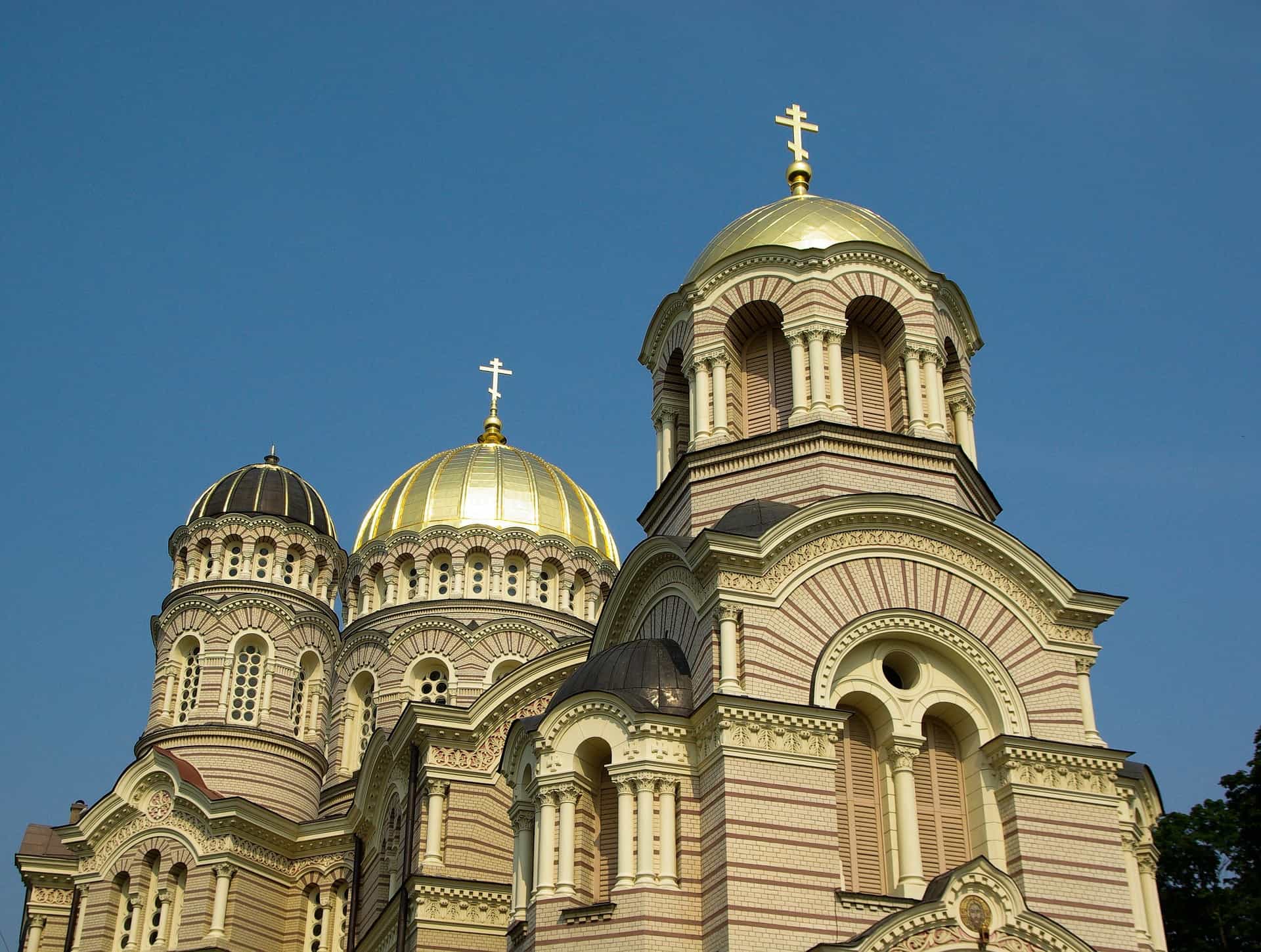 Latvia - Riga - Orthodox Church - Main View