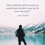 Road trip quotes - God made the world round