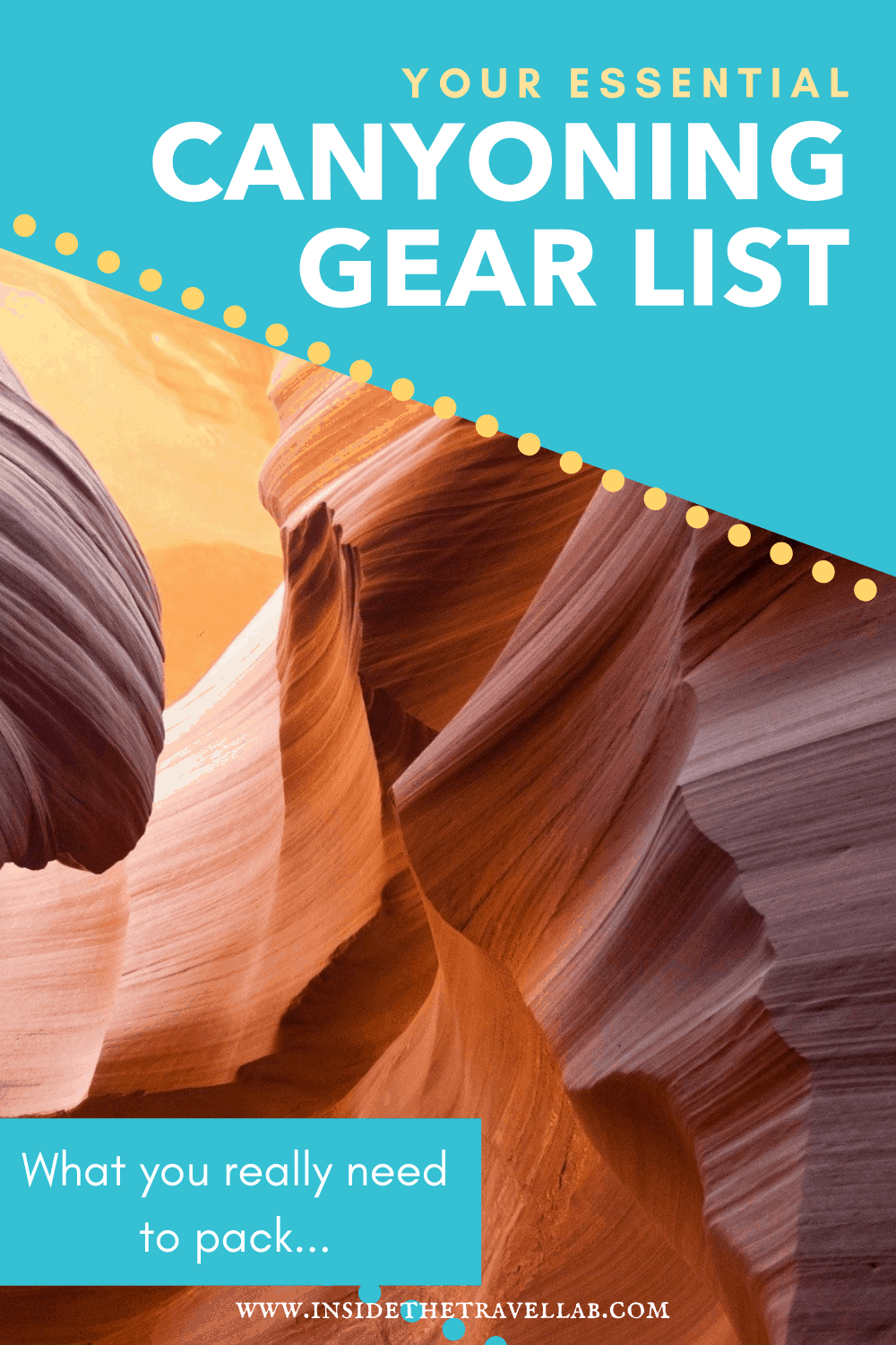 Essential canyoning gear list with canyoneering equipment guide