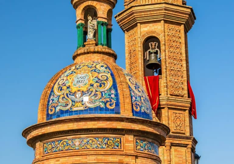 Spain - Seville - Triana - Capilla Carmen - Roof Dome View