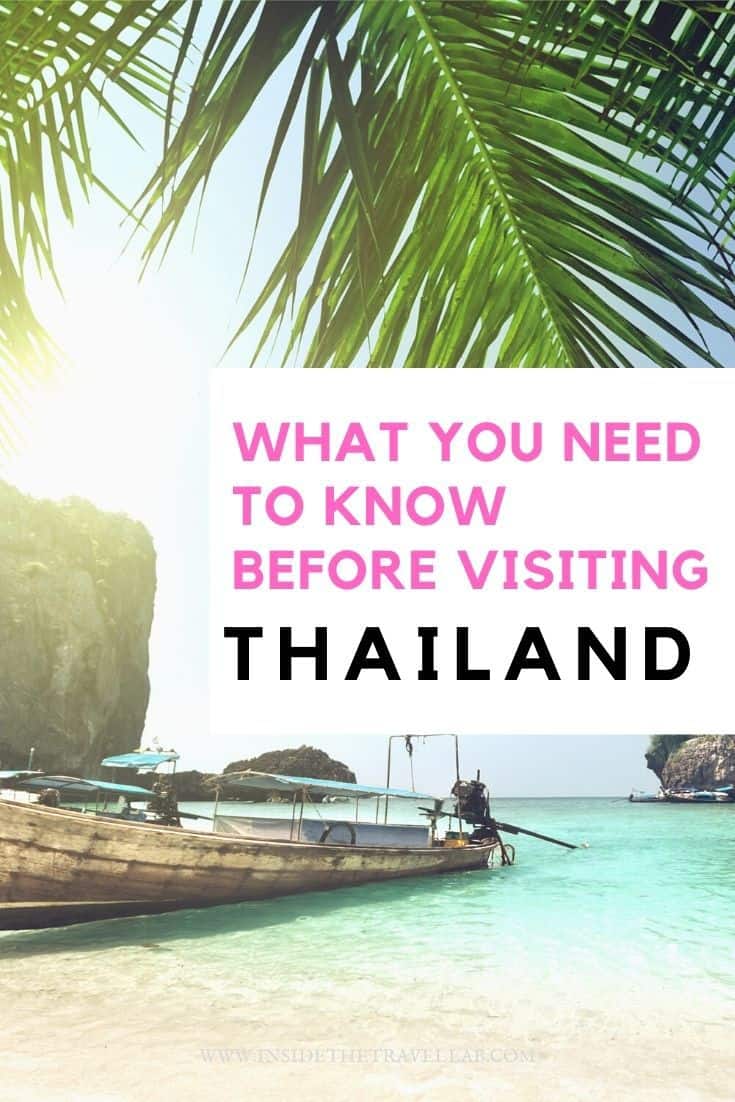 What you need to know before visiting Thailand