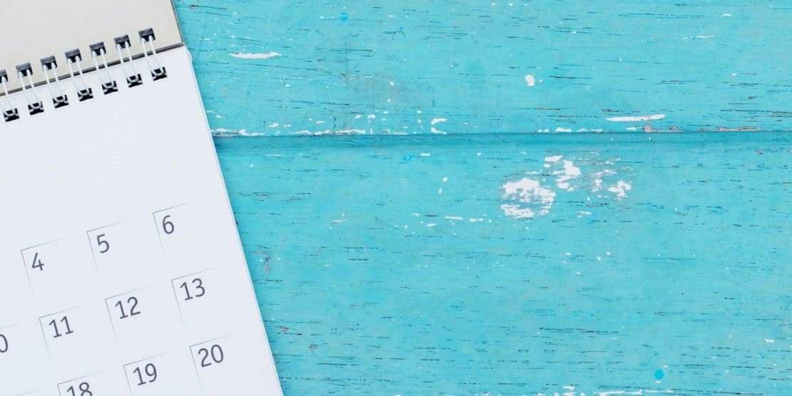 Pre Travel Checklist - Before you travel calendar and blue wall