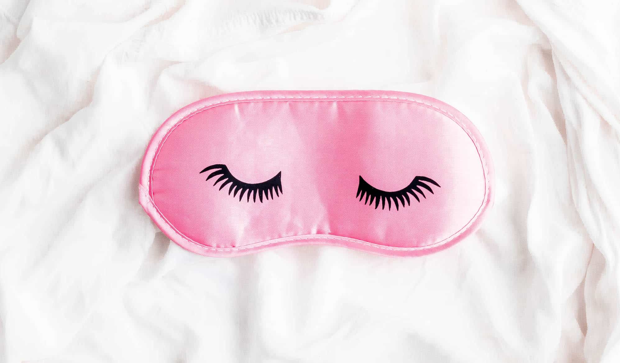 Pink eye mask for buying glasses online