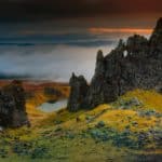 Scotland - Isle of Skye - Jagged rock - highlight of a week in Scotland itinerary