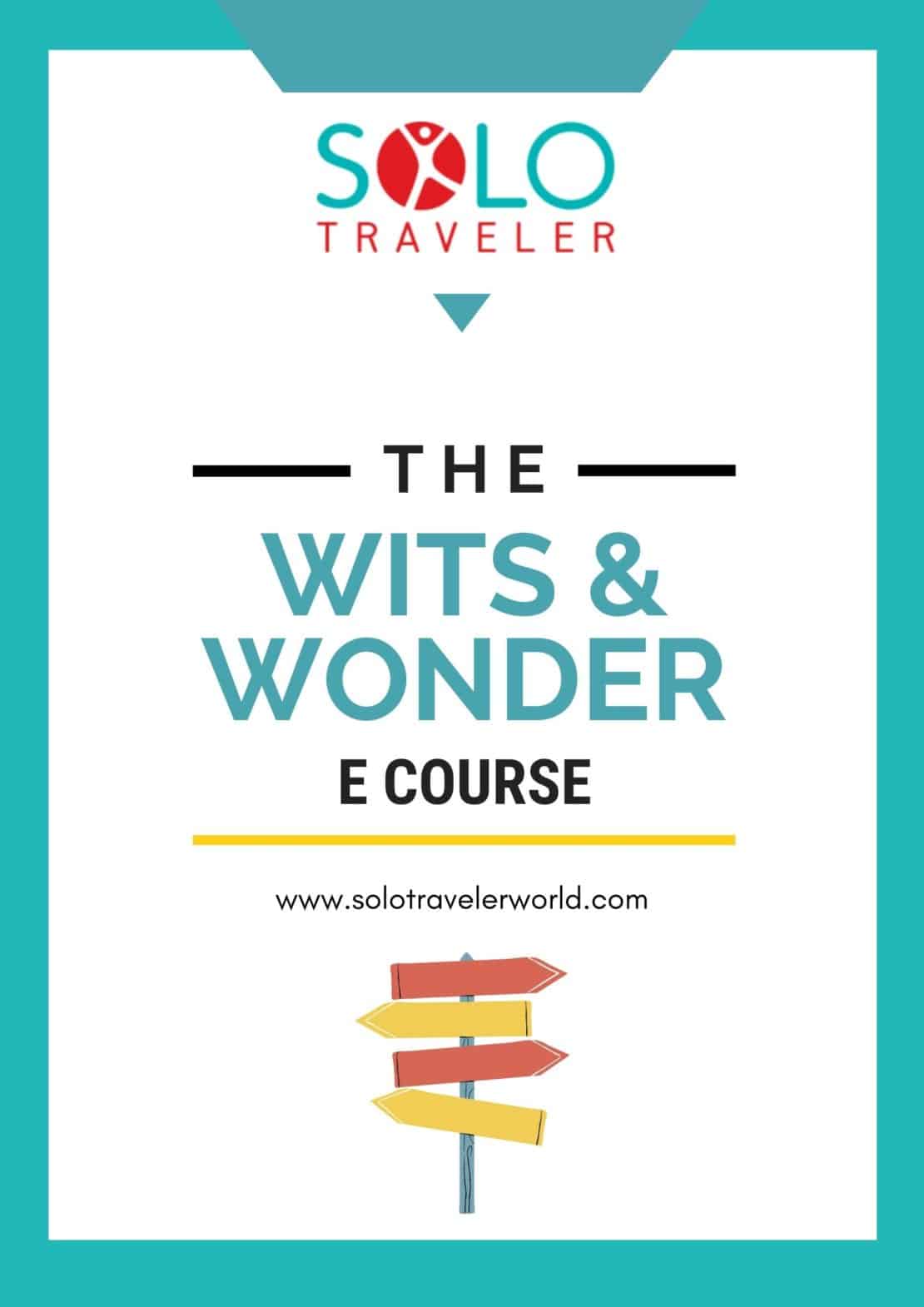 Solo Traveler Wits and Wonder E Course