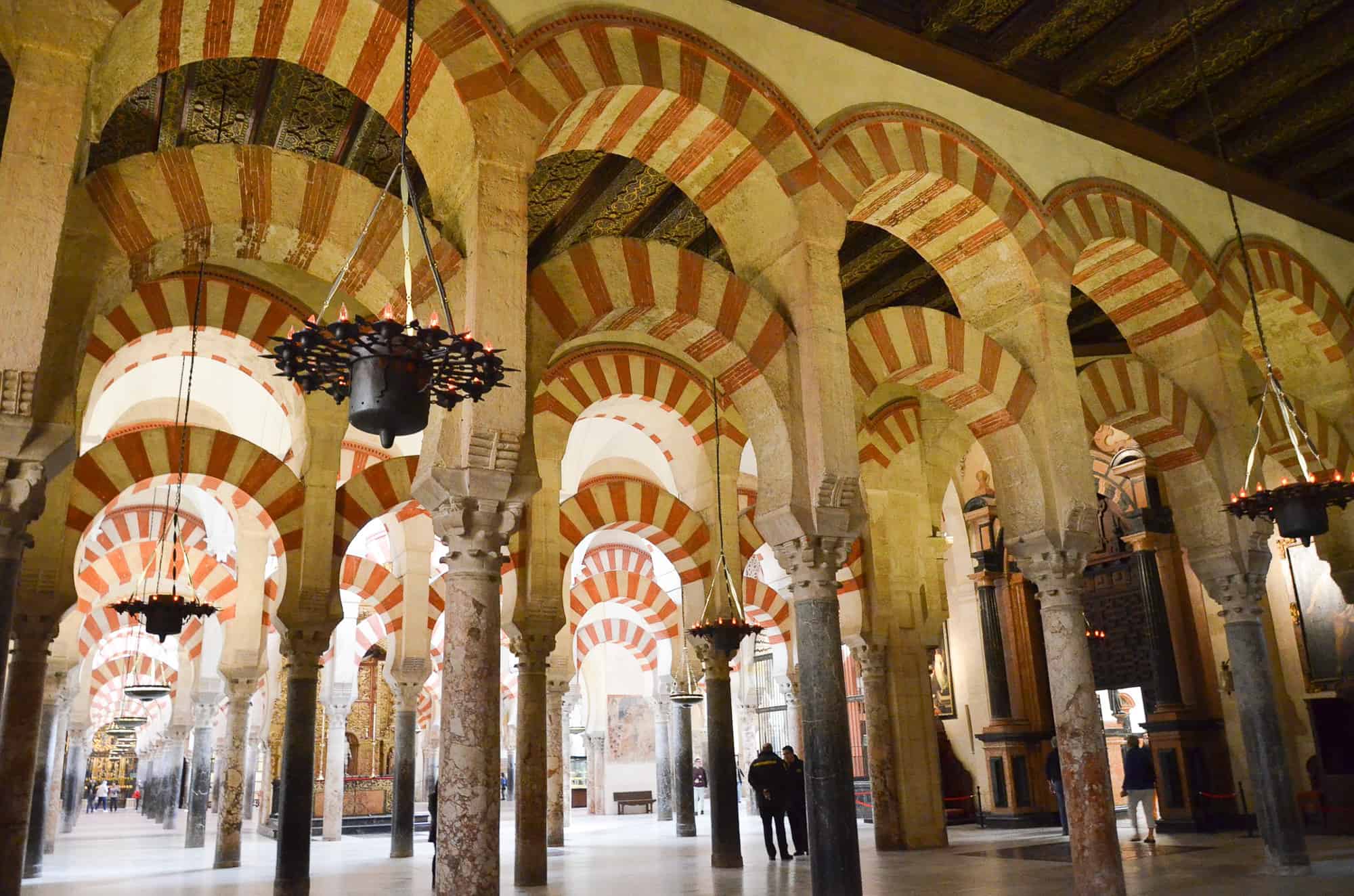 Spain - Cordoba - Mezquita Interior with people