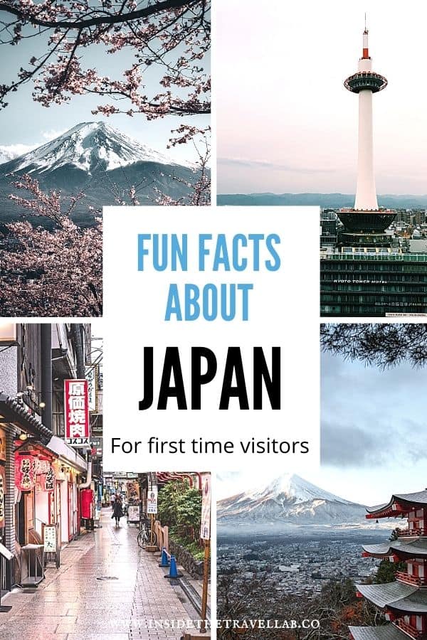Fun facts about Japan for first time visitors