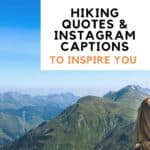 Best hiking quotes and instagram captions cover image
