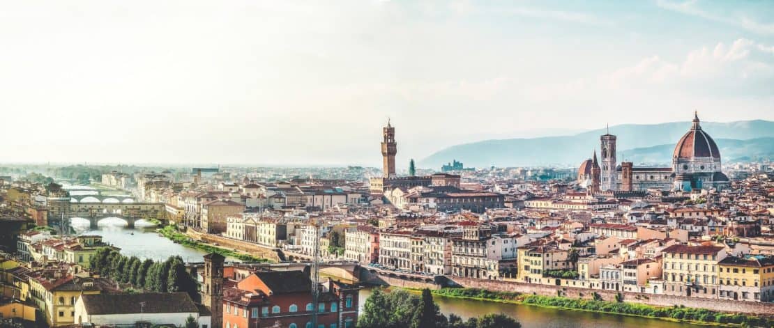 Italy - Florence - skyline view