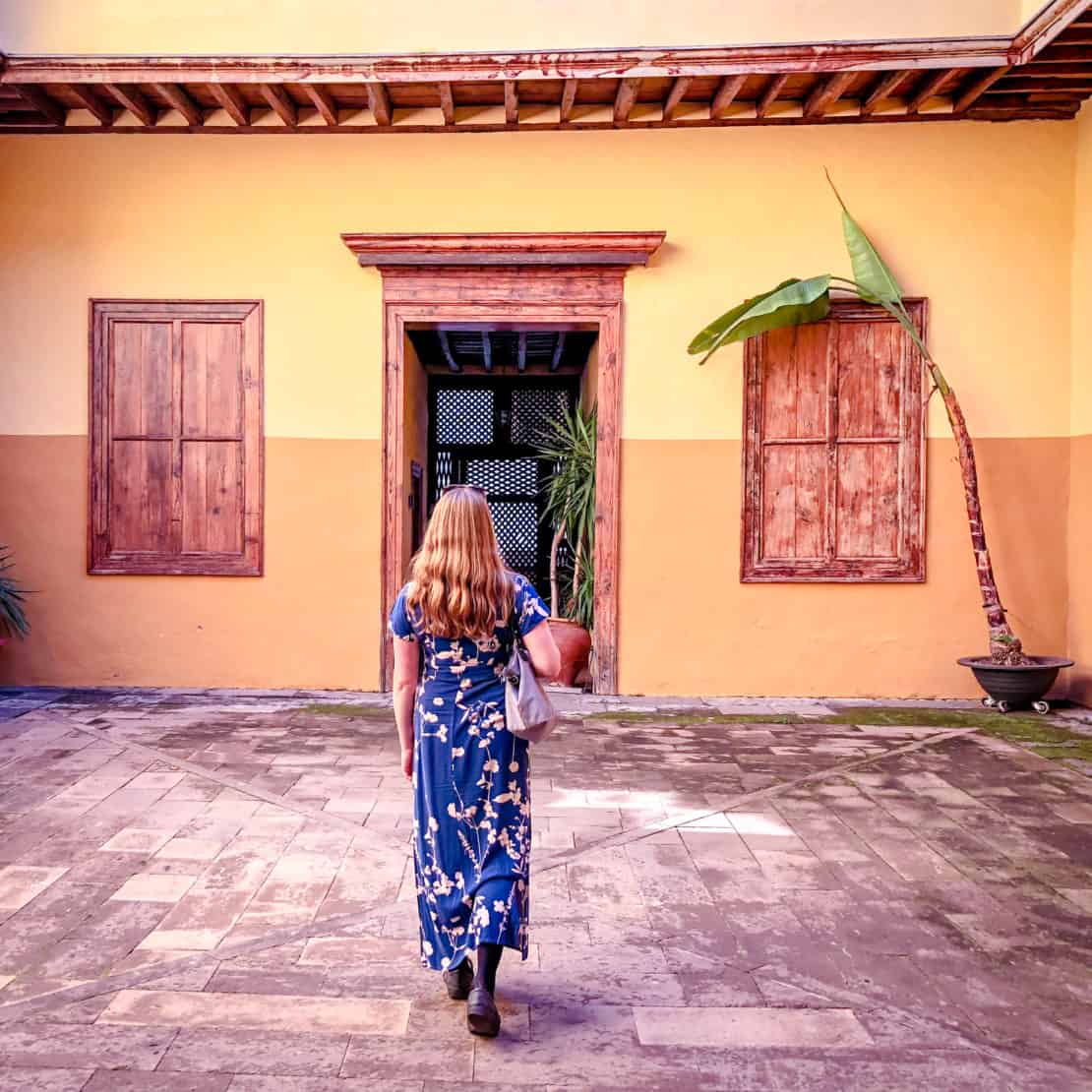 Questions about Spain- inside historical buildings in La Laguna in Tenerife, Canary Islands