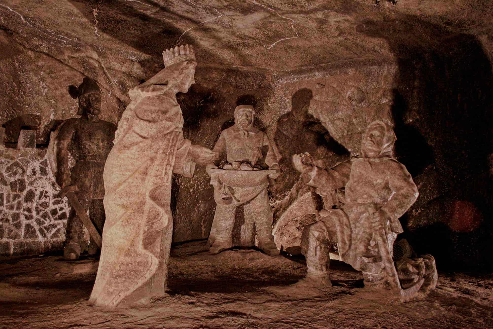 Wieliczka Salt Mine near Krakow - Princess of Hungary Statue