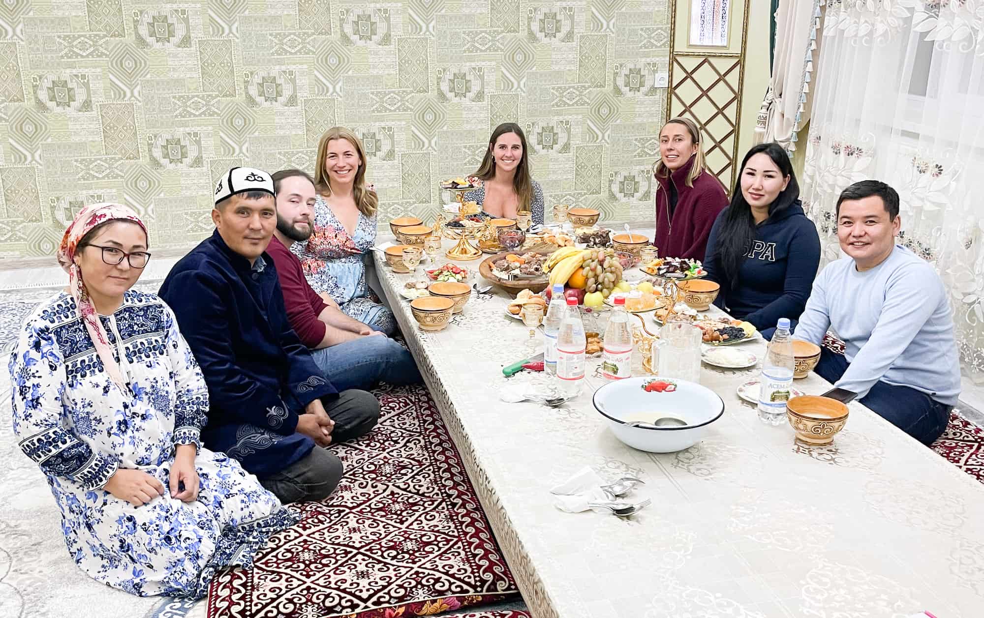 Kazakhstan - Turkistan - Beshbarmak Dinner Group photo