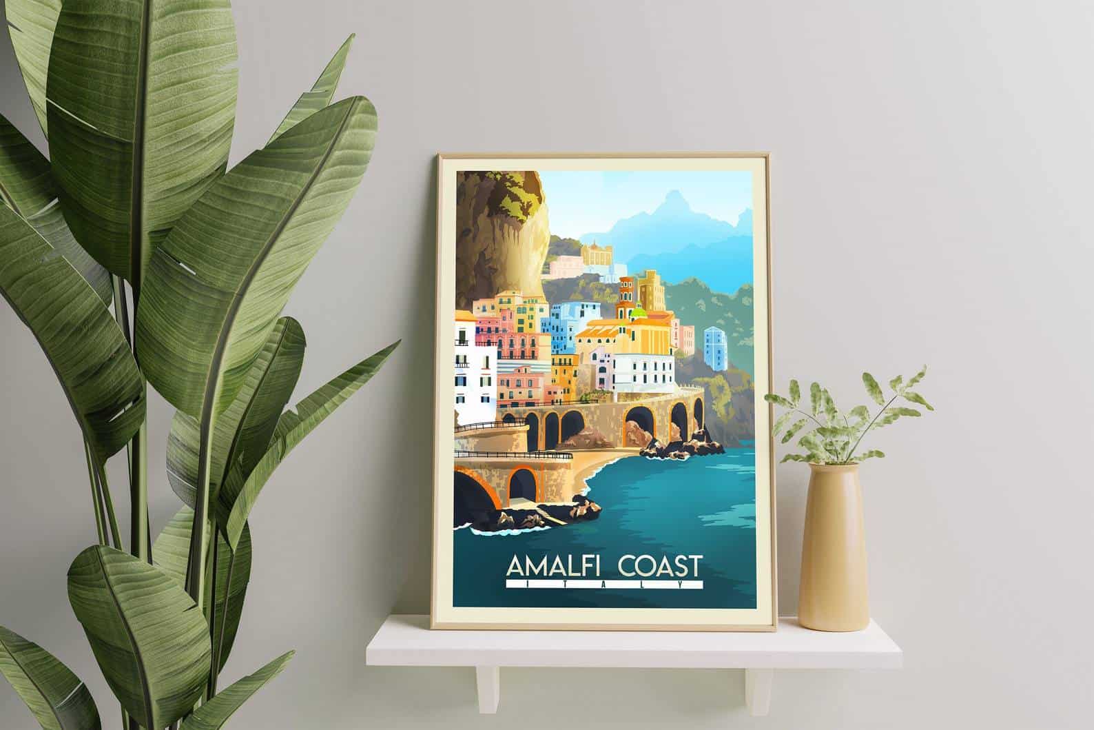Amalfi Coast Print from Italy from Twenty Five Store Art