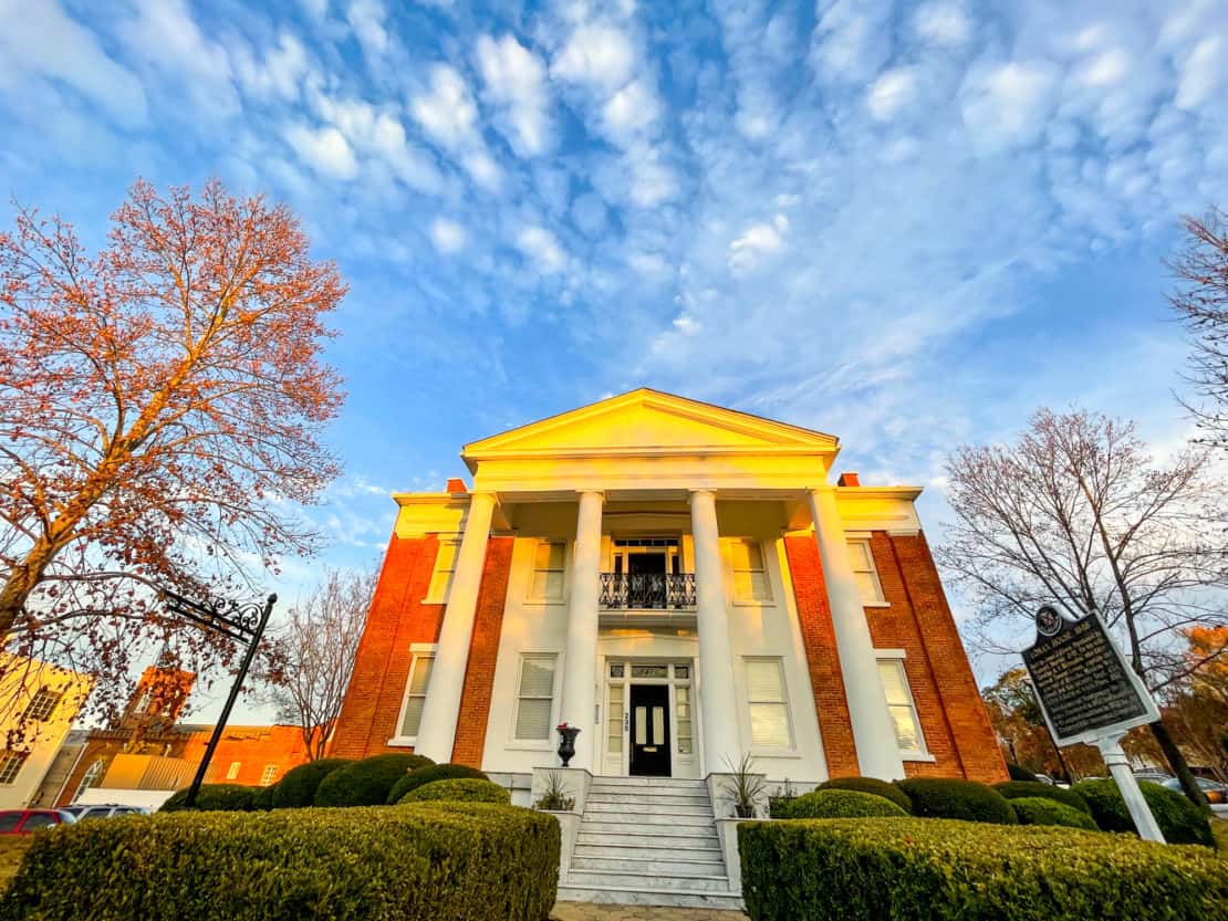 USA - Alabama Road Trip - Montgomery - Lomax House at Sunset