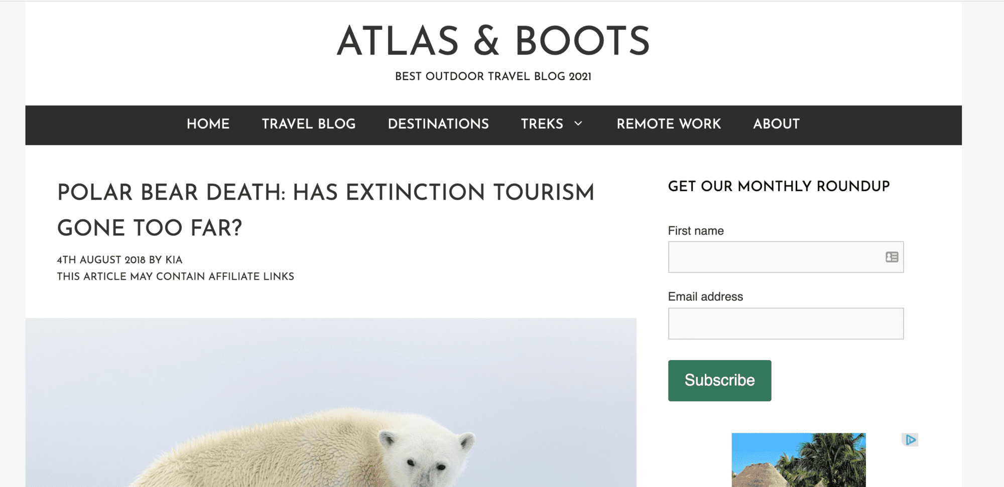 Atlas and Boots great sustainable travel blog