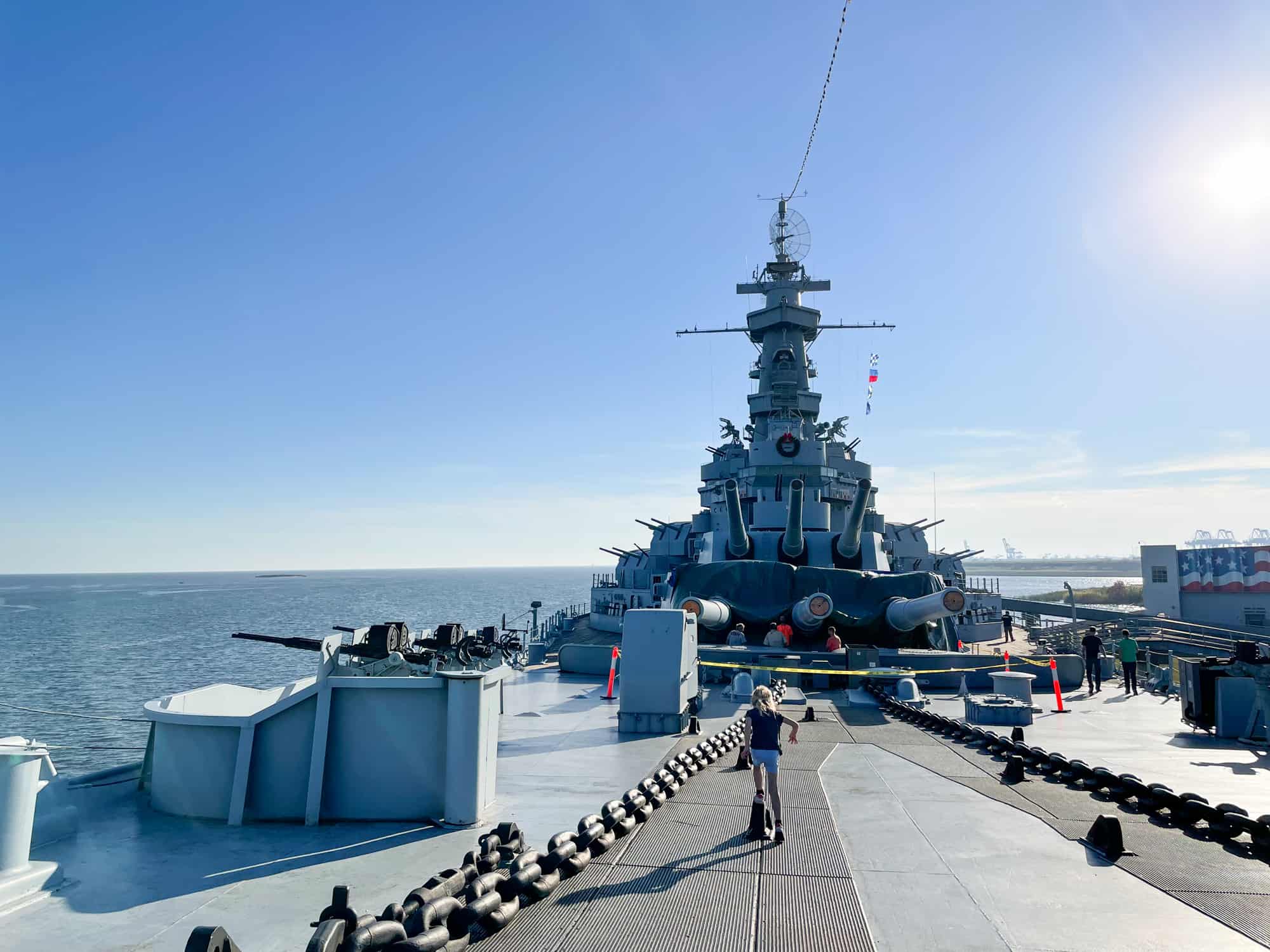 Facts about Alabama - child on board the USS Alabama