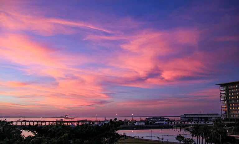 Australia - Northern Territory - Darwin Waterfront at sunset