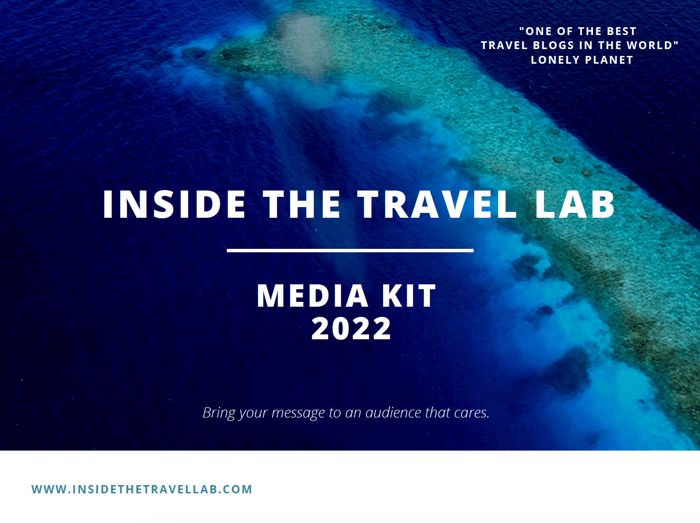 Inside the Travel Lab Media Kit 2022 Cover