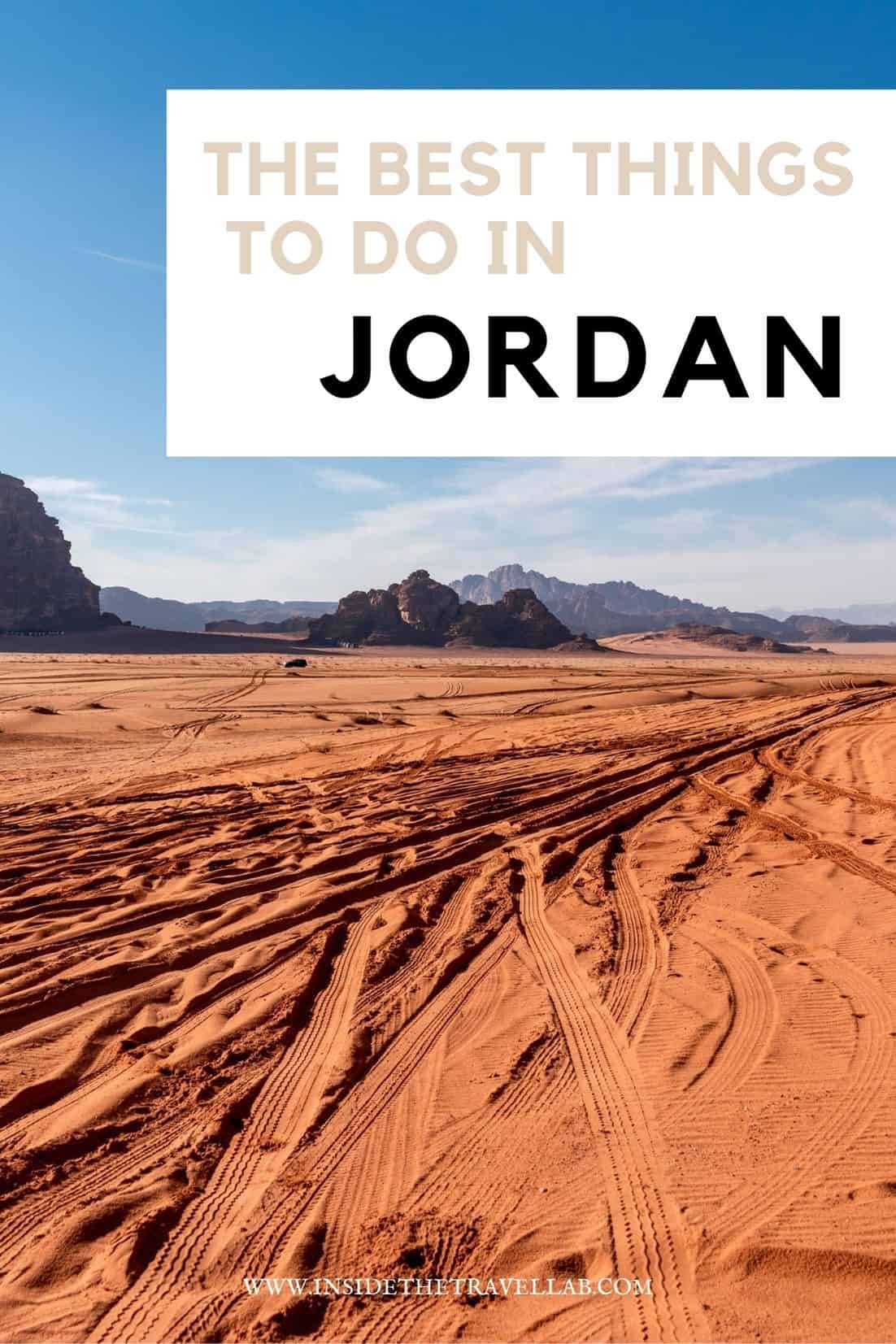 The best things to do in Jordan